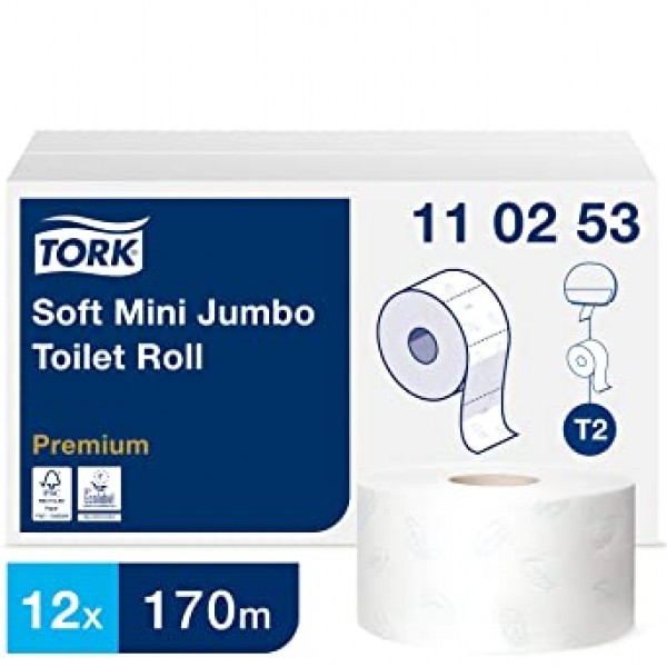 Tork Soft  Ρολό Υγείας Mini Jumbo  110253