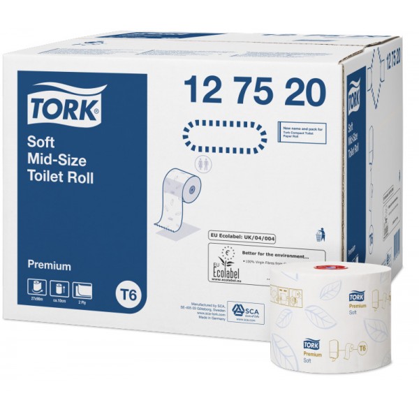 Tork Roll Soft Ρολό Υγείας Mid-Size 90M 127520