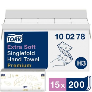 Tork Extra Soft Χειροπετσέτα Singlefold 100278